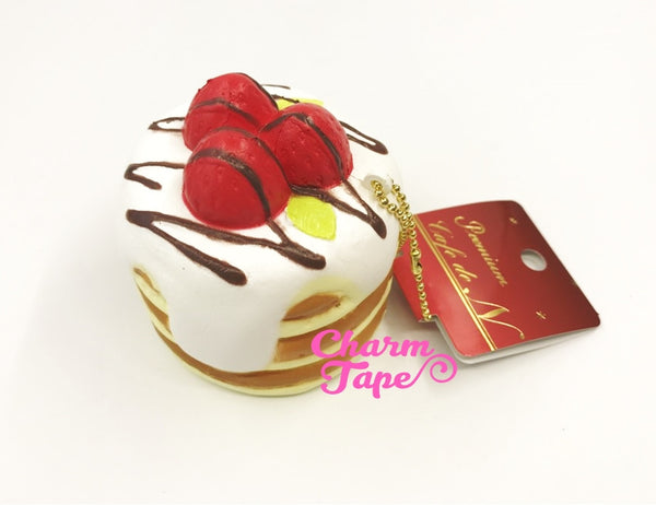 Premium Cafe de N Pancake squishy cellphone charm