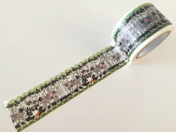 Mirror Leopard Wild cat - Big Washi Tape 30mm x 8 meters WT878 - CharmTape - 2