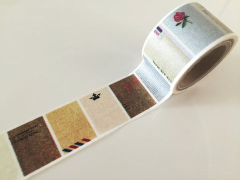 Rustic Labels Big Washi Tape 30mm x 10 meters WT887 - CharmTape - 1