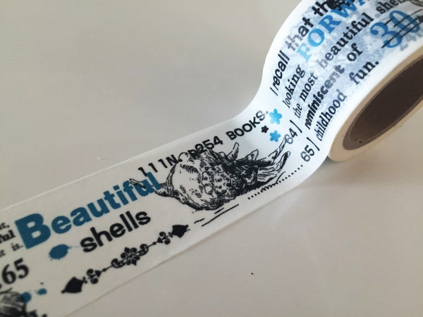 Big Washi Tape - Shell (30mm X 10M) WT890 - CharmTape - 3