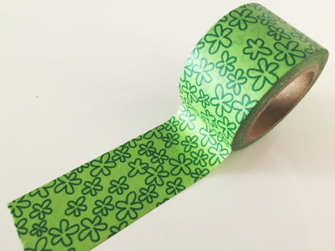 Big Washi Tape - Flower (30mm X 10M) WT893 - CharmTape - 1