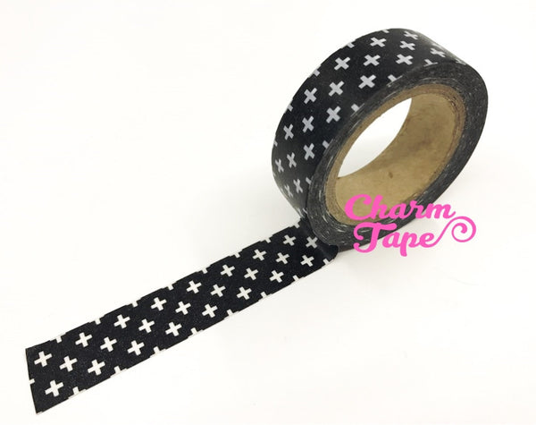 Cross on Washi Masking Tape Roll 15mm x 10m WT87