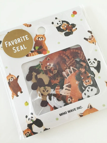 Copy of Zoo animals Sticker Flakes Set 70 Sheets Mindwave Japan SS912 - CharmTape - 3