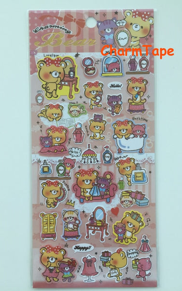 Fortissimo Deco art stickers - Princess Bear 1 Sheets SS429