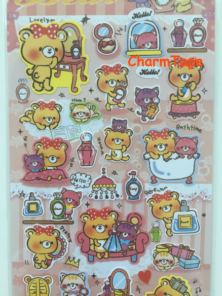 Fortissimo Deco art stickers - Princess Bear 1 Sheets SS429