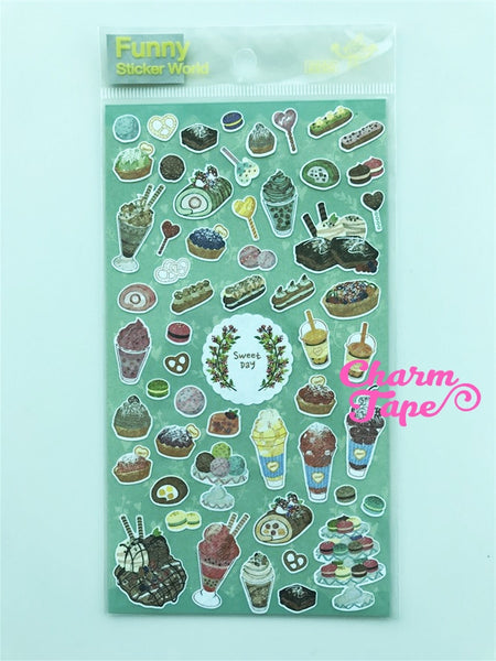 Sweet Dessert sticker art stickers by Funny 1 Sheets SS564