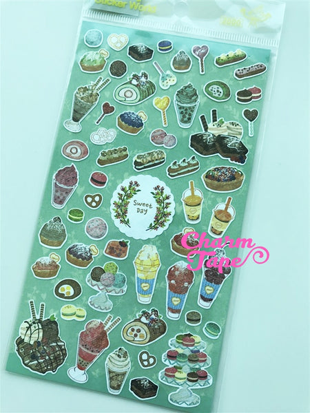 Sweet Dessert sticker art stickers by Funny 1 Sheets SS564