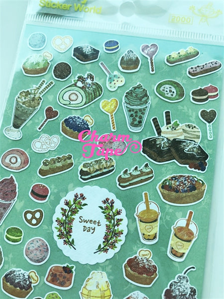 Sweet Dessert sticker art stickers by Funny 1 Sheets SS564