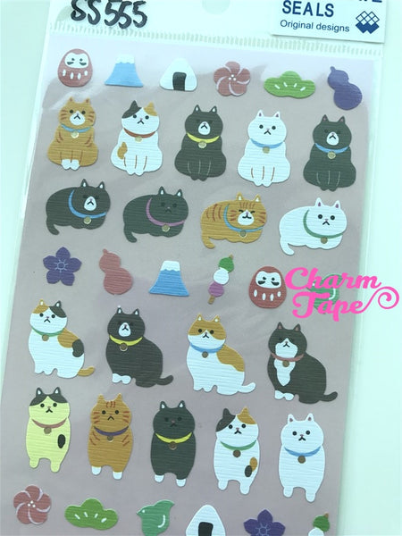 Fat Cat Kitten sticker by Mindwave 1 Sheets SS555