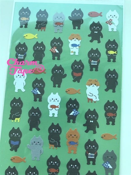 Black cat paper art stickers 1 Sheets by Mindwave SS554