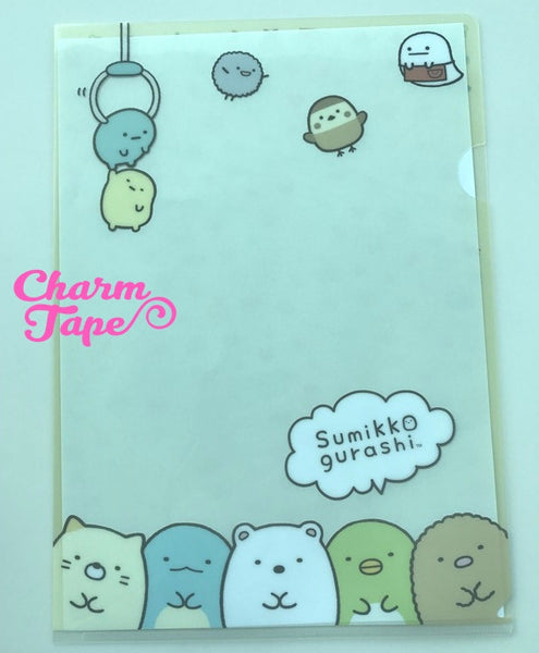 San-x Sumikko Gurashi A4 plastic file folder : Yellow