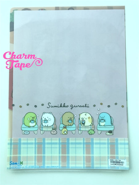 San-x Sumikko Gurashi A4 plastic file folder : Coffee Shop