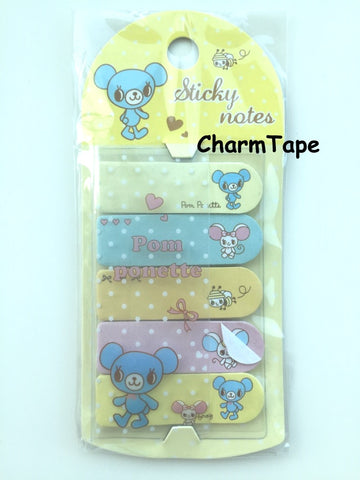 Copy of Brown Bear Kumacco Sticky Post It Memo Note Pad 100 sheets SS780 - CharmTape - 1