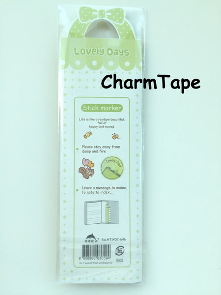 120 sheets Lovely Animal Sticky Notes / Stick Marker / Memo SS768 - SS773 - CharmTape - 4