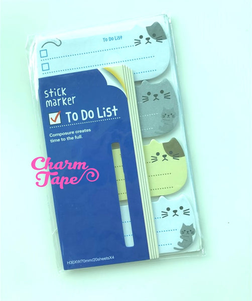 Animal To do list Post-It Memo Note 80sheets AA397