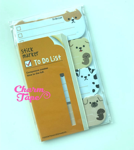 Animal To do list Post-It Memo Note 80sheets AA397