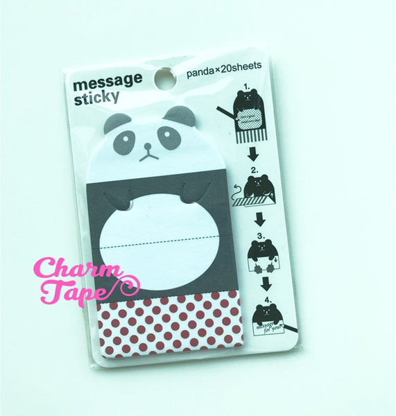 Animal Sticky Post-It Memo Note Pad secret message 20 sheets SS345