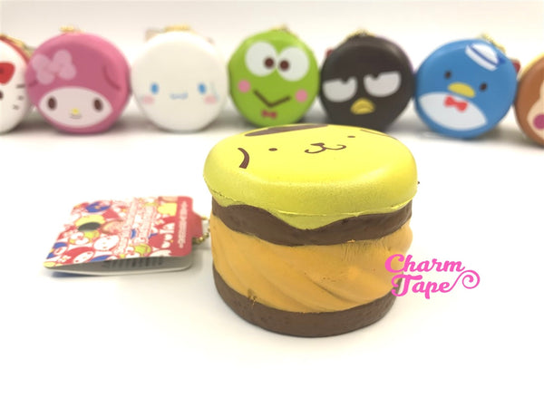 Pompompurin round cake Puchi cake sweet treat squishy for bag