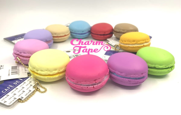 Cafe de N Light Purple Cassis Milk macaroon squishy charm kawaii