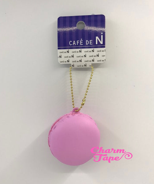 Cafe de N Light Pink Cherry macaroon squishy charm kawaii