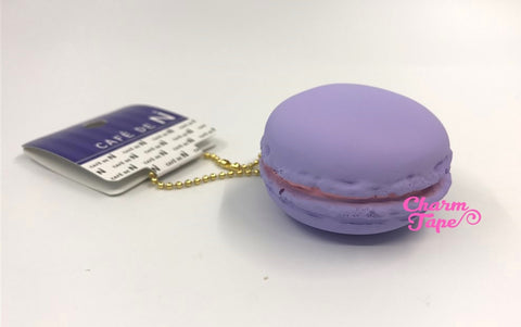 Cafe de N Light Purple Cassis Milk macaroon squishy charm kawaii