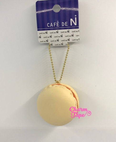 Cafe de N Beige Maple macaroon squishy charm kawaii