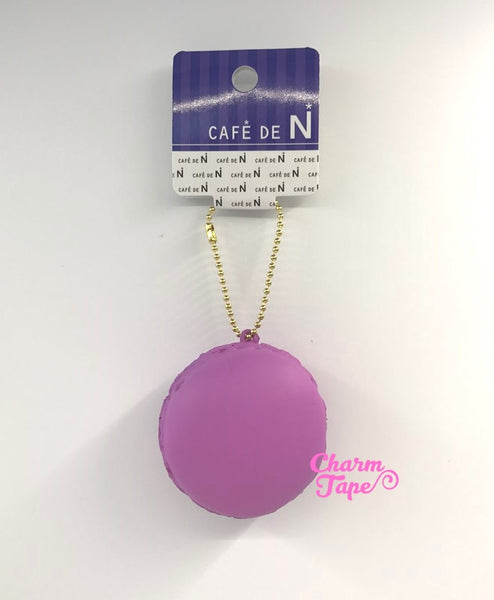 Cafe de N Purple macaroon squishy charm kawaii