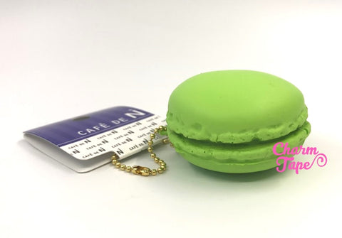 Cafe de N Green Pistachio macaron squishy charm kawaii