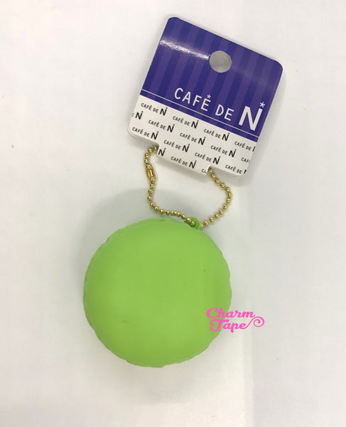 Cafe de N Green Pistachio macaron squishy charm kawaii