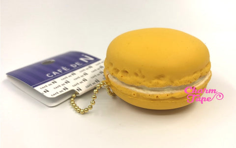 Cafe de N Orange macaron squishy charm kawaii