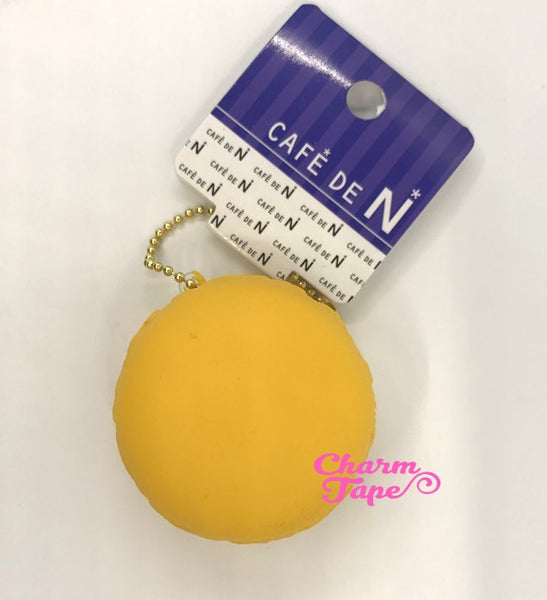 Cafe de N Orange macaron squishy charm kawaii