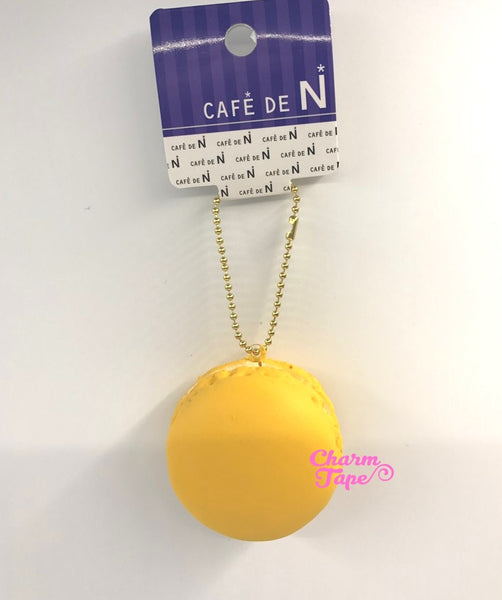 Cafe de N Orange macaron squishy charm kawaii