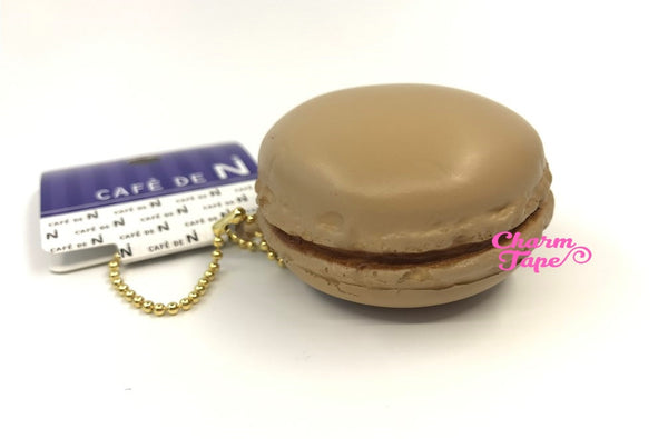 Cafe de N Chocolate macaron squishy charm kawaii