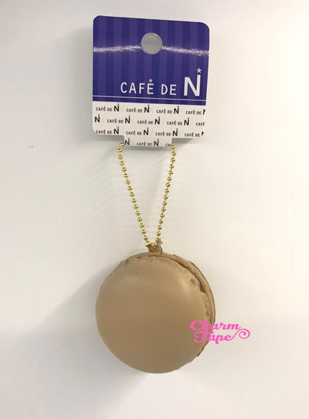 Cafe de N Chocolate macaron squishy charm kawaii