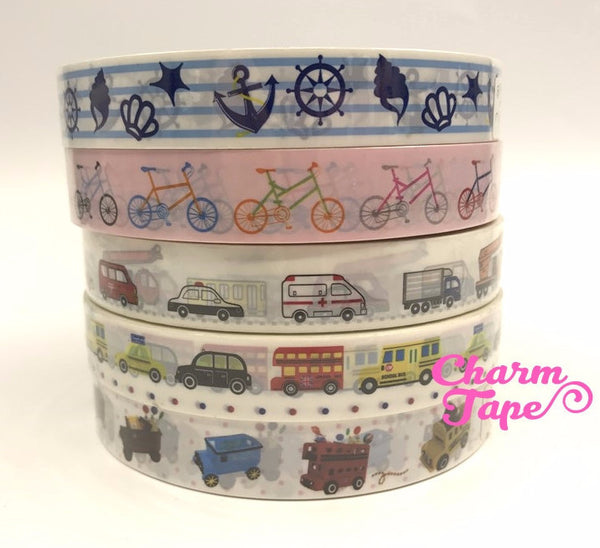 Birthday Cake or Cars Plastic Deco Tape PT5