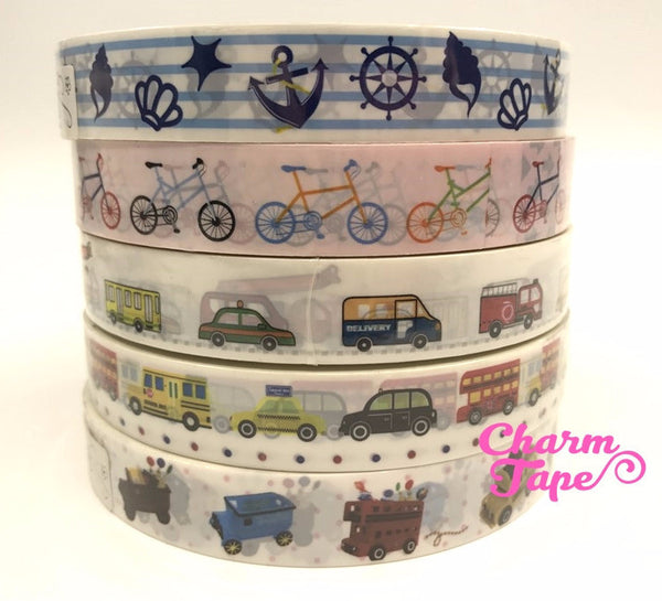 Birthday Cake or Cars Plastic Deco Tape PT5