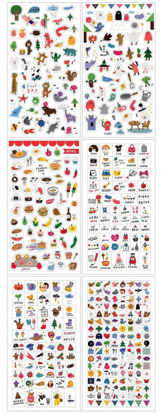 Sticky Stickers - 6 sheets set - I'm sticker SS1019 - CharmTape - 2