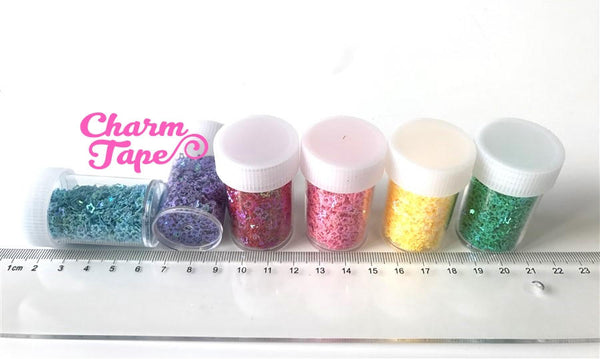 Loose Stars glitters, bottle star glitter UV resin, nail gel, acrylic nail, nail polish glitter Iridescent Embellishment Costume Craft