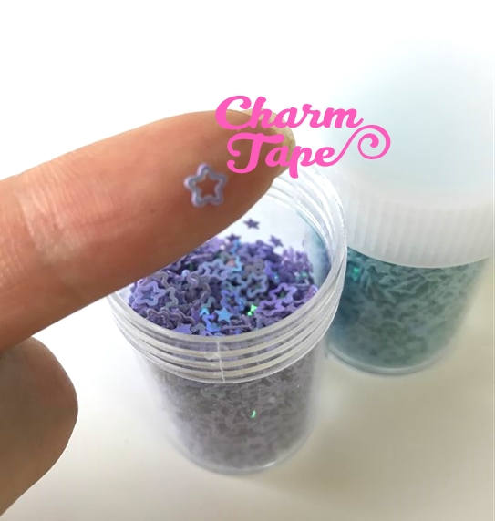 Loose Stars glitters, bottle star glitter UV resin, nail gel, acrylic nail, nail polish glitter Iridescent Embellishment Costume Craft