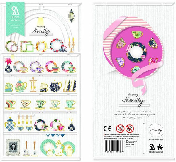 Novelty Tea Cup Stickers // Erin Condren Planner Stickers DIY essentials by Sonia SS245