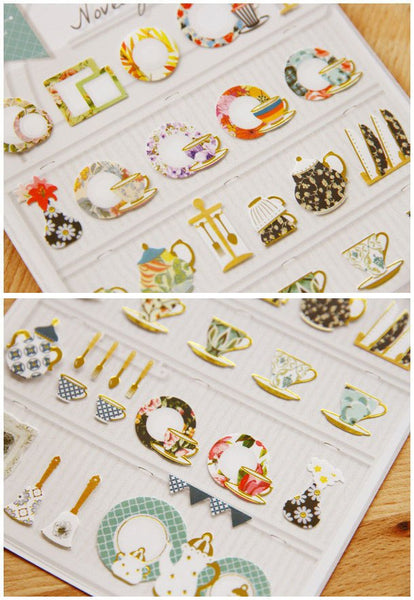 Novelty Tea Cup Stickers // Erin Condren Planner Stickers DIY essentials by Sonia SS245