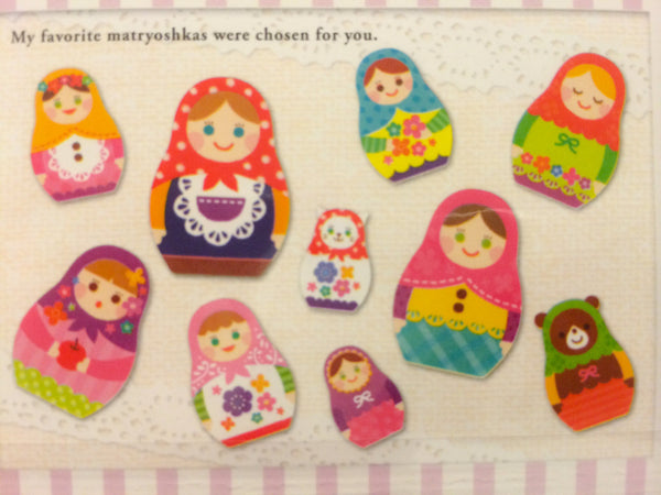 Matryoshka sticker flakes - Russian Dolls 70 pieces by Mindwave SS289