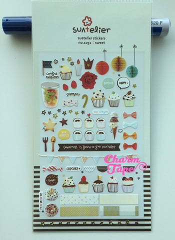 Birthday party Deco sticker 1 Sheets Suatelier SS557