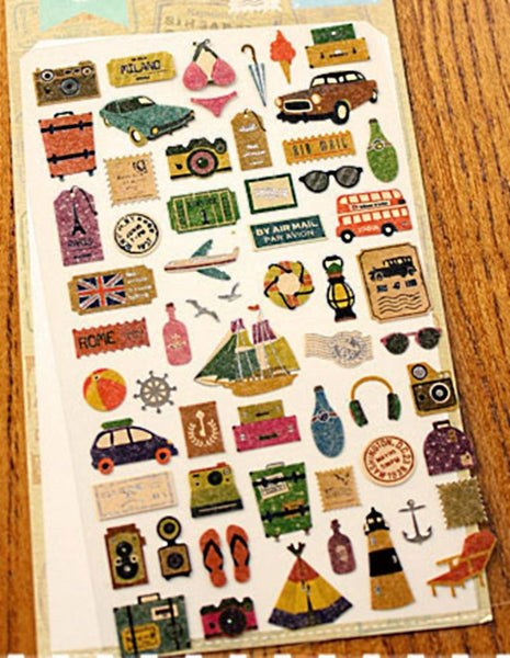 Travel planner stickers art sticker by Sonia 1 Sheets SS255