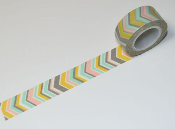 Big V Washi Tape - Arrow Vertical V 10 meters 19mm WT579