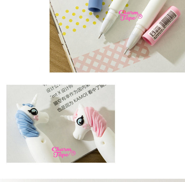 Unicorn Pen, Unicorn Black Gel Pen, Novelty Pen, Stationery Supply, Fun Pen bp021