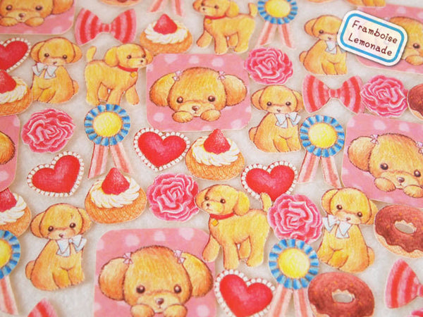 Copy of White Puppy Dog Sticker Flake Seals Set 70 pieces SS925 - CharmTape - 3