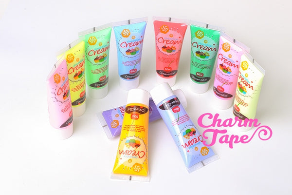 Silicon Whipped Cream 50ml Tube Fake Frosting (Free 3 piping tips) - CharmTape - 2