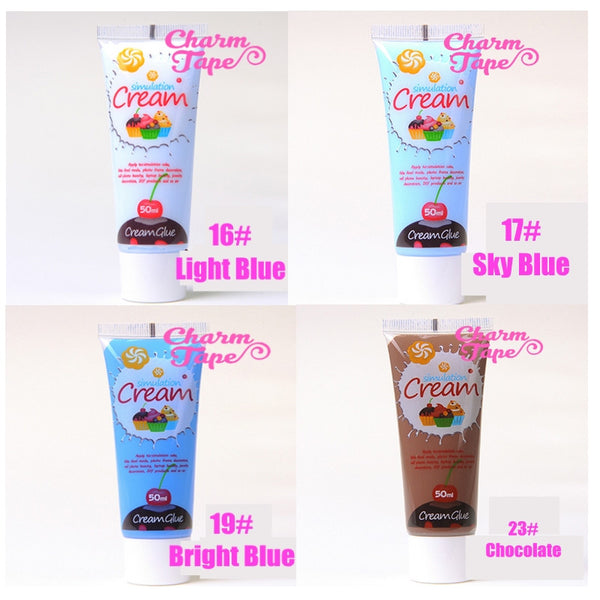 Silicon Whipped Cream 50ml Tube Fake Frosting (Free 3 piping tips) - CharmTape - 6