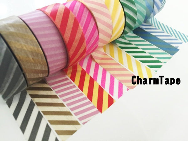 Diagonal Stripes Washi Tape 15mm x 10m WT1006